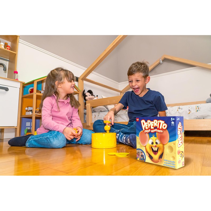 Rocco Giocattoli Peperito LS-048918 Mouse Yellow