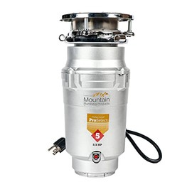 Mountain Plumbing PROSELECT5 Perfect Grind Waste Garbage Disposal, Silver