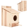 Innovative Wooden Birdhouse Natural and Safe DIY Outdoor Wooden Birdhouse