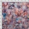 oneOone Georgette Viscose Dusty Rose Fabric Abstract Floral Quilting Supplies
