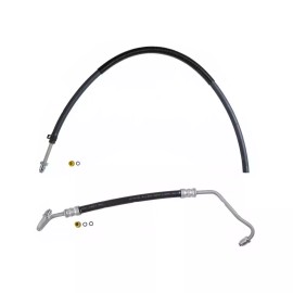 Sunsong North America Power Steering Pressure & Return Line Hose 2PC Set For 80-86 Chevy GM Pick Up