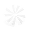 1.75 Inch Plastic Arrow Feathering Shield Shape Rubber Feathers Plastic
