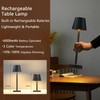 Fizrice Cordless Table Lamp Rechargeable Lamps: 6000mAh Battery Operated Table