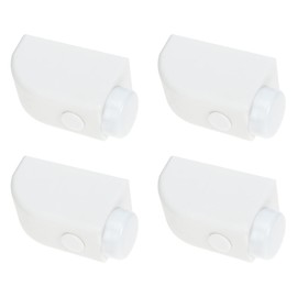 Mipcase 4pcs Sliding Window Stopper Lock Window Security Latch Easy to Install Theft Device for Sliding Doors