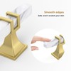 Lepatape 10 Pack 5 Inch White Marble Cabinet Pulls, Gold