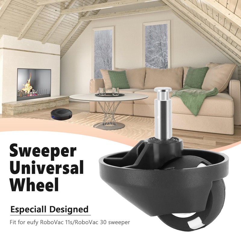 WANZQPY Swivel Wheel Robot Vacuum Replacement Vacuum Cleaner Sweeper Universal