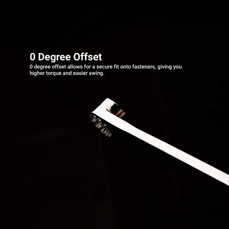 Capri Tools 0 Degree Offset Extra Long Box End Wrench