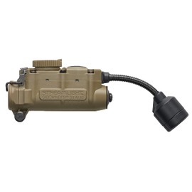 Streamlight 14308 Sidewinder Stalk Tactical Light Includes 1 x CR123 and 1 AA Alkaline Battery, Helmet Clip, E-Mount, Box, Coyote