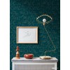 RoomMates Cat Poses Emerald Peel and Stick Wallpaper, RMWS1276