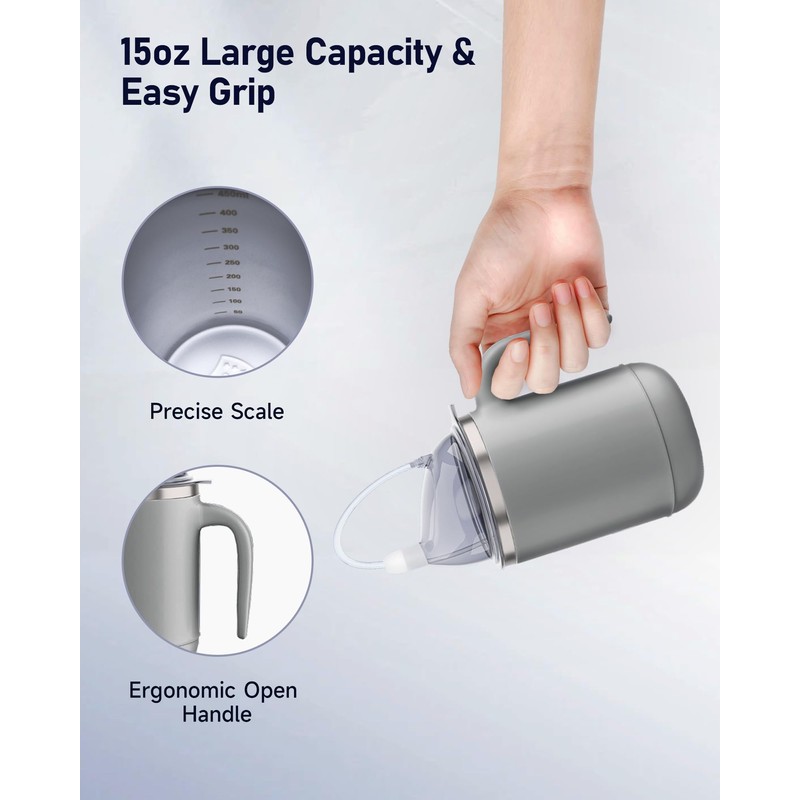 PILSAMAS Multifunctional Adult Sippy Cup for Elderly Spill Proof -