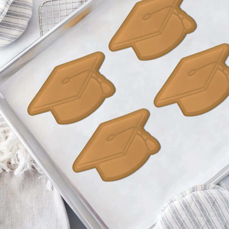Moose Goods Graduation Cookie Cutters – 5-Pcs Cookie Cutter Set