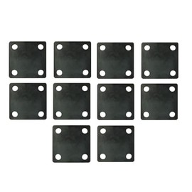 Bobco Metals 3”X3” Weldable Square Steel Metal Baseplate | A36 Steel Plate - High-Quality Steels Plate Base for Structure Support | 10 Pieces