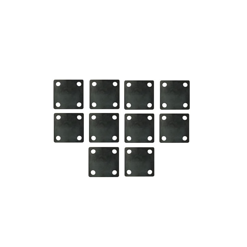 Bobco Metals 3”X3” Weldable Square Steel Metal Baseplate | A36