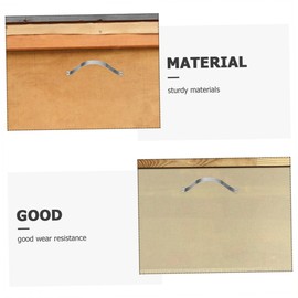 Alipis 100pcs Metal Spring Clips Frame Backing Plate for Framing Tools Wall Art Hanging Hardware