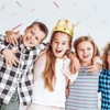 STOBOK Birthday King Crown Hats for Children Adults Party Decorations