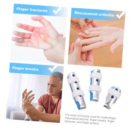 Healeved Sets Finger Splint for Mallet Finger Straightener Comfortable Protective Cover Protection Pcs