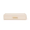 Francfranc Franc Stacking Jewelry Box Ring Earrings White