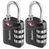 SharkByte TSA Approved Luggage Locks, 3-Dial Security Travel Combination Padlock,