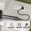 Espelism Corner Vanity Desk with Charging Station, 49.6" Makeup Table