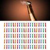 100pcs Bottle Opener Keychain Colorful Aluminum Alloy Can Opener Key