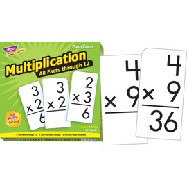 Trend Enterprises: Multiplication All Facts Through 12 Skill Drill Flash Cards, Exciting Way for Everyone to Learn, Great for Skill Building and Test Prep, 156 Cards Included, Ages 8 and Up