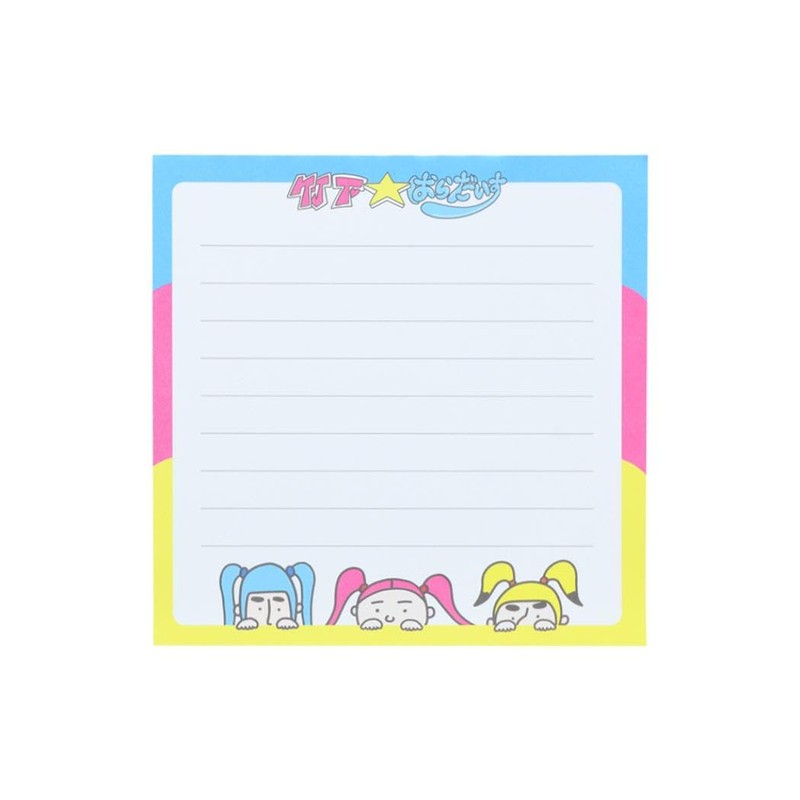 Takeshita Paradaisu (Notepad) Block Memo, Sunstar Stationery, Back to School