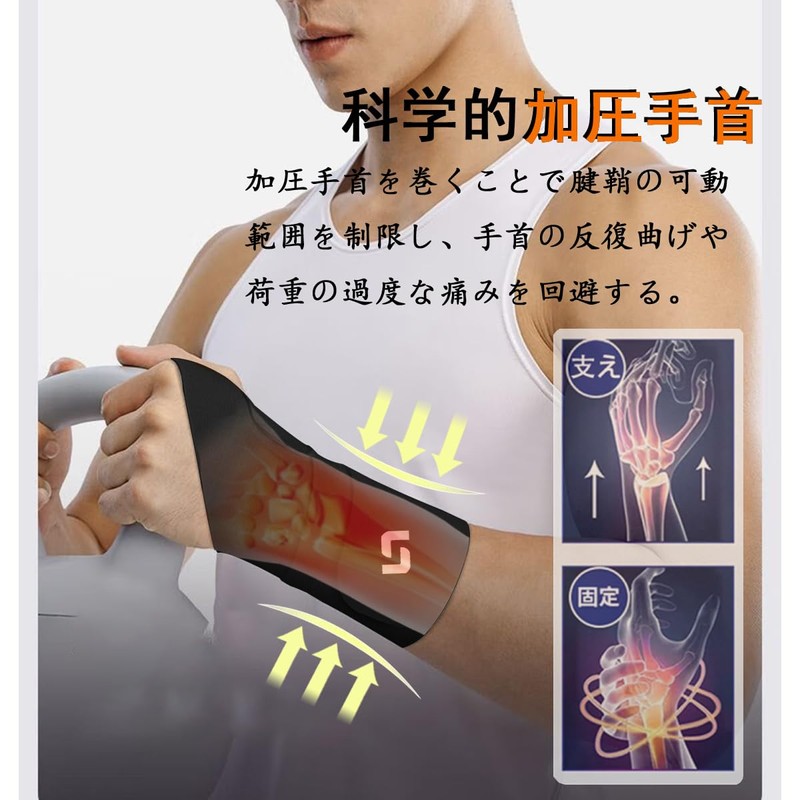 Wrist Supporter, Tendon Sheath, Joints, Secures (New Upgrade/0 Thumb Burden),