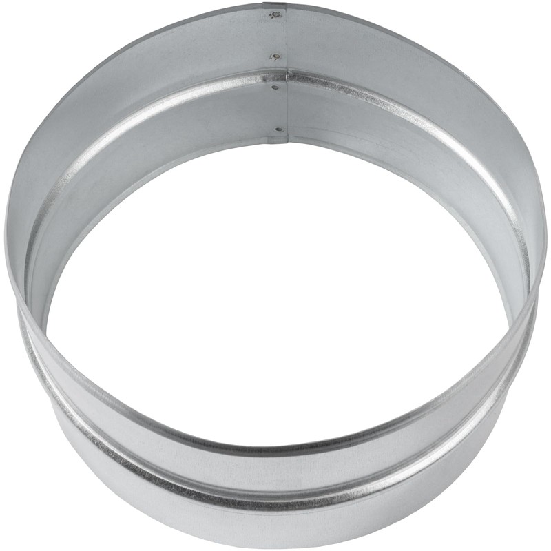 Vent Systems 8'' Inch Galvanized Steel Duct Connector - Round