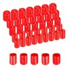 sourcing map 50pcs Round Rubber End Caps Protective Caps 11mm