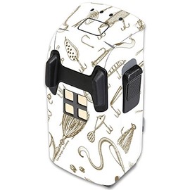MightySkins Skin Compatible with DJI Spark Mini Drone Battery – Retro Lures | Protective, Durable, and Unique Vinyl Decal wrap Cover | Easy to Apply, Remove, and Change Styles | Made in The USA