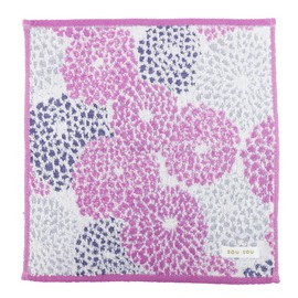 Marushin 6165000800 Hand Towel, SOU, 9.8 x 9.8 inches (25 x 25 cm), Chrysanthemum Dzukushi, Made in Japan, Imabari Certified Towel
