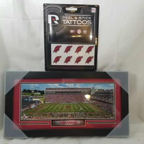 Arkansas Razorbacks Stadium Picture Frame 7 x 13 x 1