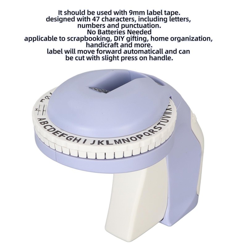 Embossing Label Maker 47 Printable Characters 600dpi Easy Control Label