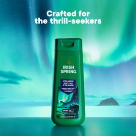 Irish Spring Icelandic Night Moisturizing Body Wash for Men, 24 Hour Fresh, Face and Body Wash, Men’s Body Wash, Paraben Free, Aromatic and Herbal Scent, 20 fl oz Bottle (Pack of 4)