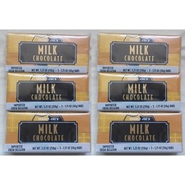 NEW Trader Joe's Milk Chocolate Candy Bars 6 PACK (18 candy bars total) NO ARTIFICIAL FLAVORS/COLORS NO PRESERVATIVES