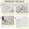Tatuo 300 Pcs Reusable Plastic Wire Shelf Label Holders, Clear