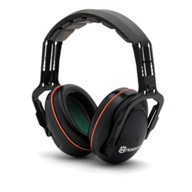 Husqvarna Professional Headband Hearing Protectors 25dB(A) NRR, Lightweight Ear Protectors with Padded Headband and Clamshell Design for Hearing Protection, Black
