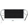 3PCS Server Apron, Black Waitress Apron Short Half Waist Aprons