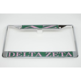 Delta Zeta License Plate Frame