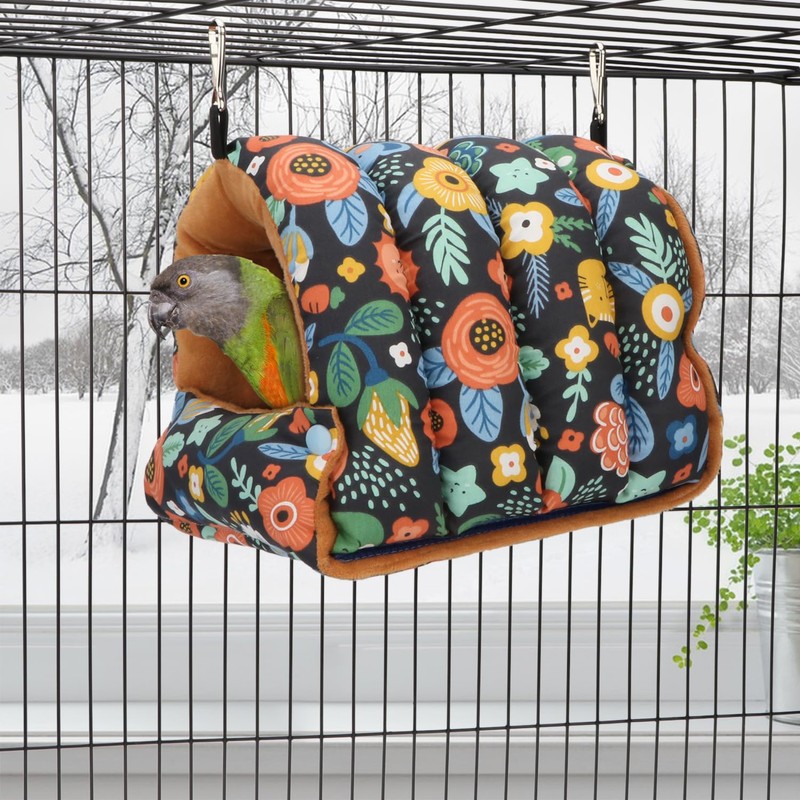 Wontee Bird Nest House Winter Warm Snuggle Hut Bird Bed