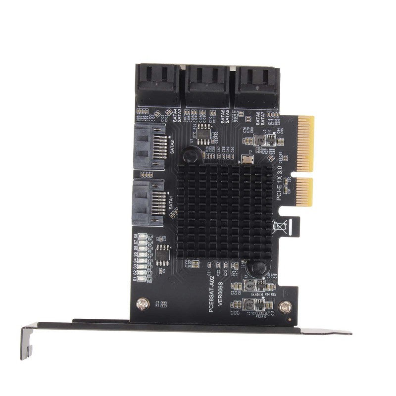 SATA Card 8 Port Support Hot Swappable Boot System Disk