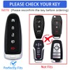 Premium TPU Key Fob Cover for Ford Vehicles with Keychain