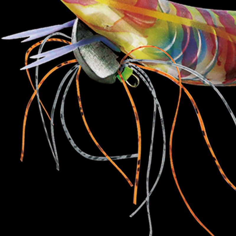 YO-ZURI Shrimp Q 3.0 No. 6: Deep Green Squid Fishing,