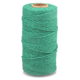 jijAcraft Green Twine String, 328 Feet St. Patrick's Day Bakers Twine String, 2MM Heavy Duty Packing String for St. Patrick's Day DIY Crafts Decoration, Gift Wrapping, Present Craft Wrapping