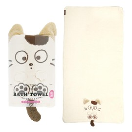 Skater TODR1-A Water Absorption, Quick Drying, Bath Towel, Tama & Friends, Would You Like To Tame Uchi? Length 23.6 x Width 47.2 inches (60 x 120 cm)