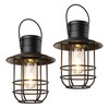Xodus Innovations BL820-2 Battery-Operated LED Filament Style Lantern Outdoors Either
