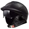 LS2 Helmets Rebellion Motorcycle Half Helmet (1812 Black Flag -