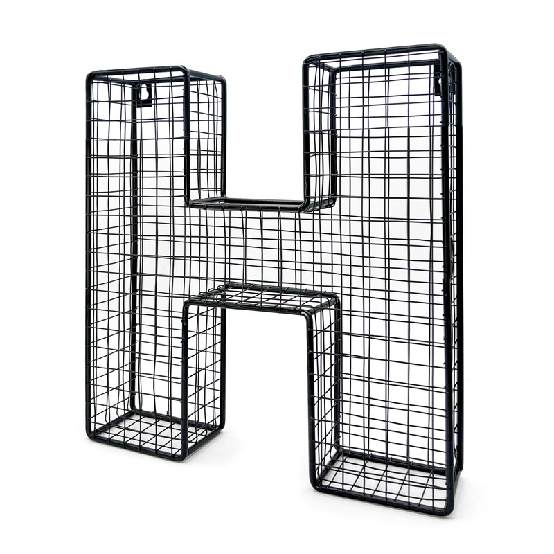 Wine Cork Holder Metal Display Collector Full Alphabet Display Letters