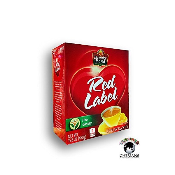 Brooke Bond Red Label Fine Quality Loose Black Tea 2 Pack (2 x 15.8 oz / 2 x 450 g)