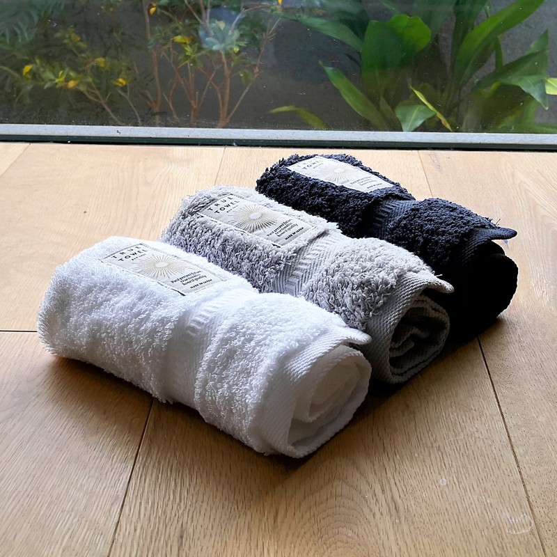 TRUE TOWEL Classic HOTEL Wash Towel, Luxury Imabari Towel (Gray)